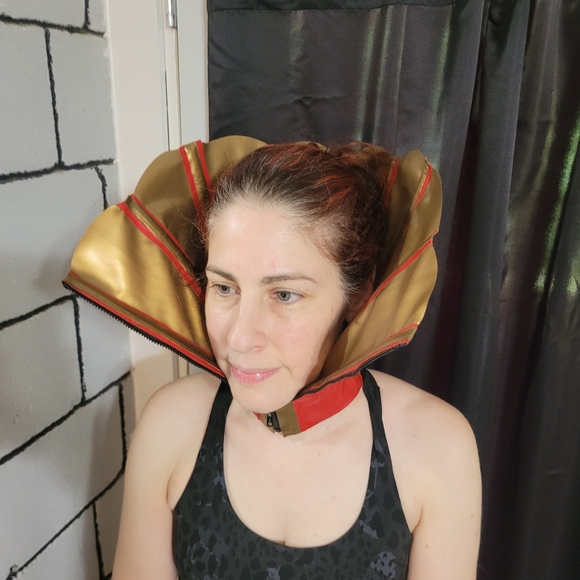 REAL LATEX by DAWNAMATRIX Petal Collar Sz S - Picture 6 of 10